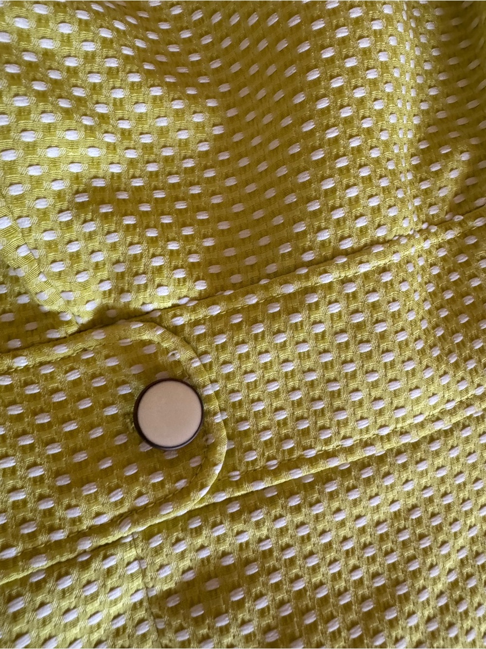 Tahari Yellow Textured Sleeveless Sheath Dress - Picture 6 of 8